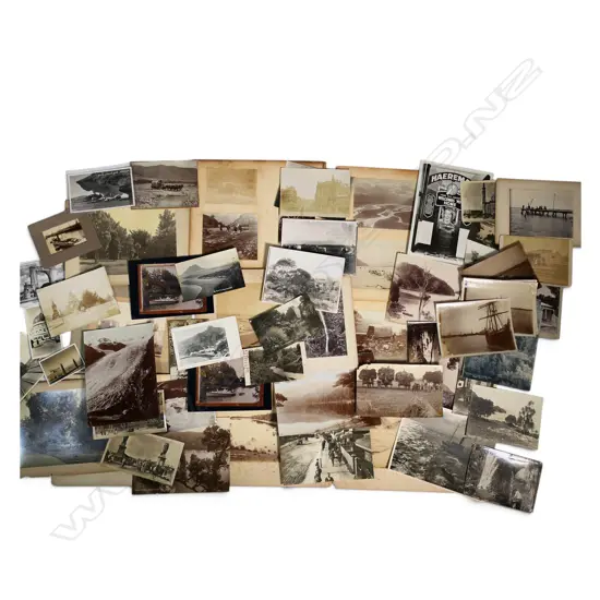 LG COLLECTION OF LATE 19TH-MID20THC PHOTOGRAPHS, incl. OVERSIZE & POSTCARDS